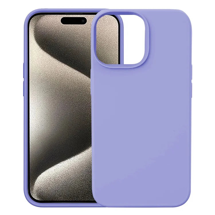 KALEBOL KLB-YTGJ001 For iPhone 16 Pro Max Case Solid Color Liquid Silicone+PC Phone Cover