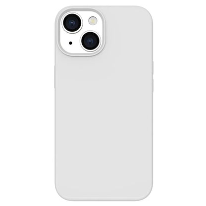 KALEBOL KLB-YTGJ001 For iPhone 13 Case Solid Color Liquid Silicone+PC Phone Cover