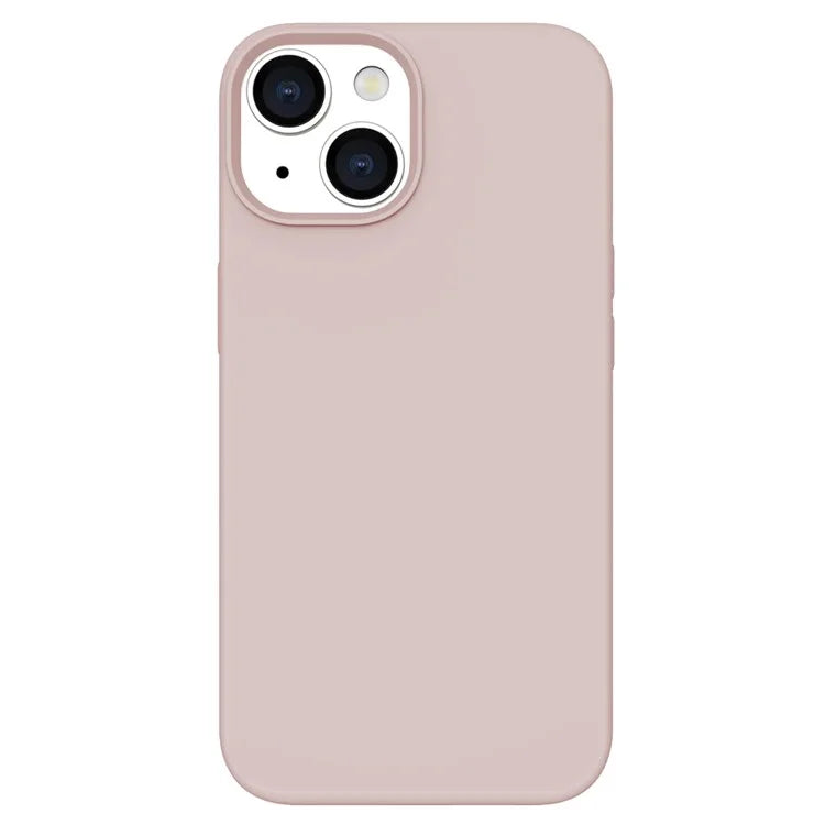 KALEBOL KLB-YTGJ001 For iPhone 13 Case Solid Color Liquid Silicone+PC Phone Cover