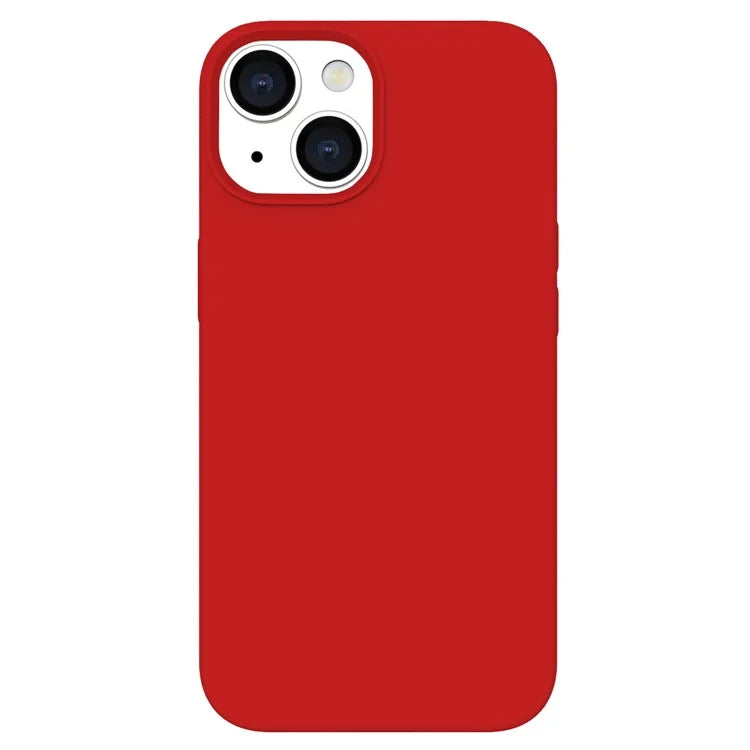 KALEBOL KLB-YTGJ001 For iPhone 13 Case Solid Color Liquid Silicone+PC Phone Cover