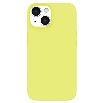 KALEBOL KLB-YTGJ001 For iPhone 13 Case Solid Color Liquid Silicone+PC Phone Cover