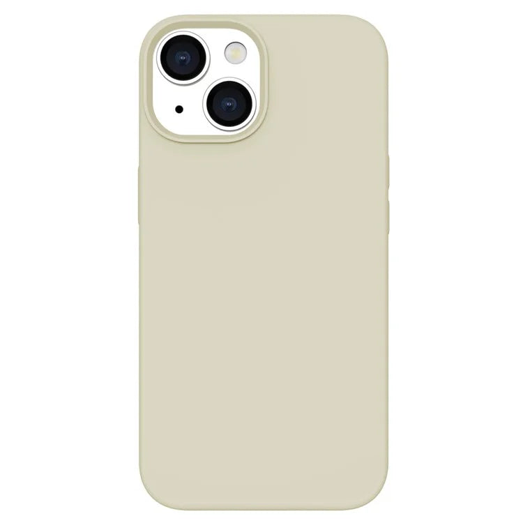 KALEBOL KLB-YTGJ001 For iPhone 13 Case Solid Color Liquid Silicone+PC Phone Cover