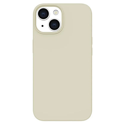 KALEBOL KLB-YTGJ001 For iPhone 13 Case Solid Color Liquid Silicone+PC Phone Cover