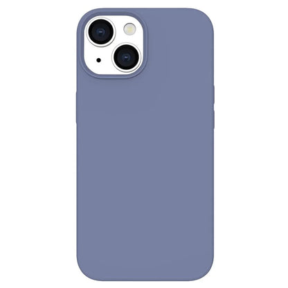 KALEBOL KLB-YTGJ001 For iPhone 13 Case Solid Color Liquid Silicone+PC Phone Cover