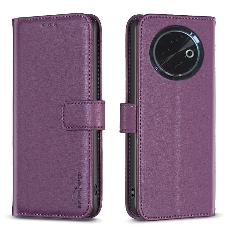 BINFEN COLOR BF17 For TECNO Spark 30C Case Wallet Folio Flip Leather Cover