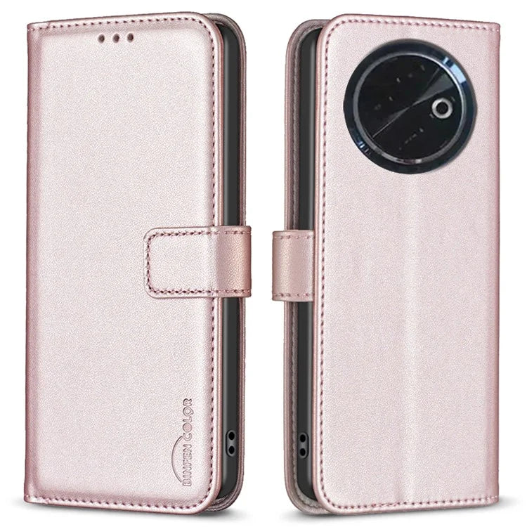 BINFEN COLOR BF17 For TECNO Spark 30C Case Wallet Folio Flip Leather Cover