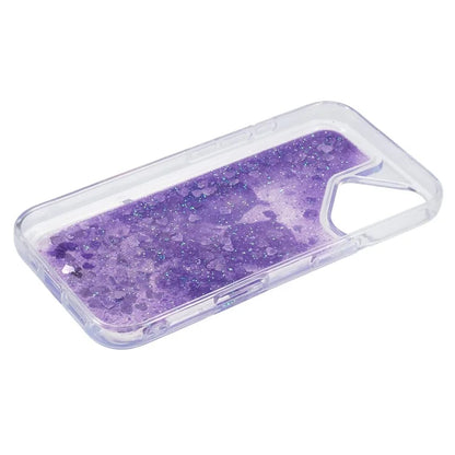 For iPhone 16 Plus Case Floating Quicksand Pattern Soft TPU Back Cover