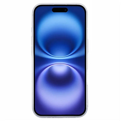 For iPhone 16 Plus Case Floating Quicksand Pattern Soft TPU Back Cover