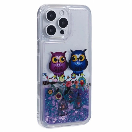 For iPhone 16 Pro Max Case Floating Quicksand Pattern Soft TPU Back Cover