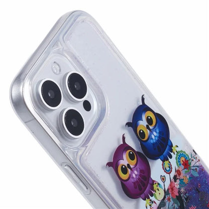 For iPhone 16 Pro Max Case Floating Quicksand Pattern Soft TPU Back Cover