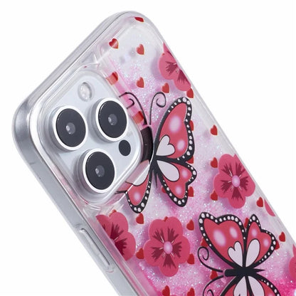 For iPhone 16 Pro Max Case Floating Quicksand Pattern Soft TPU Back Cover