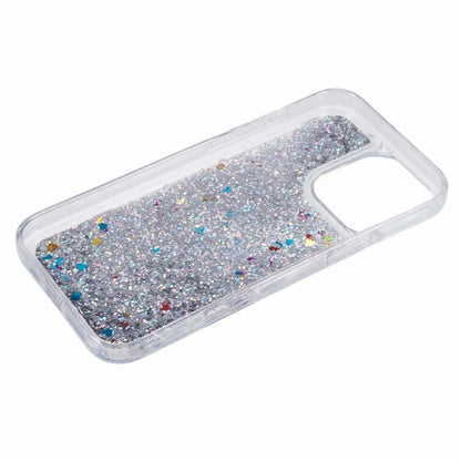 For iPhone 16 Pro Max Case Floating Quicksand Pattern Soft TPU Back Cover