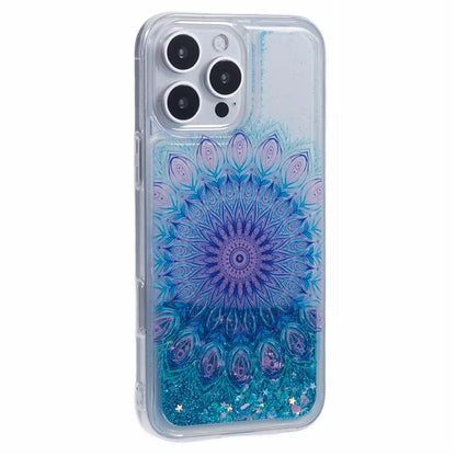 For iPhone 16 Pro Max Case Floating Quicksand Pattern Soft TPU Back Cover