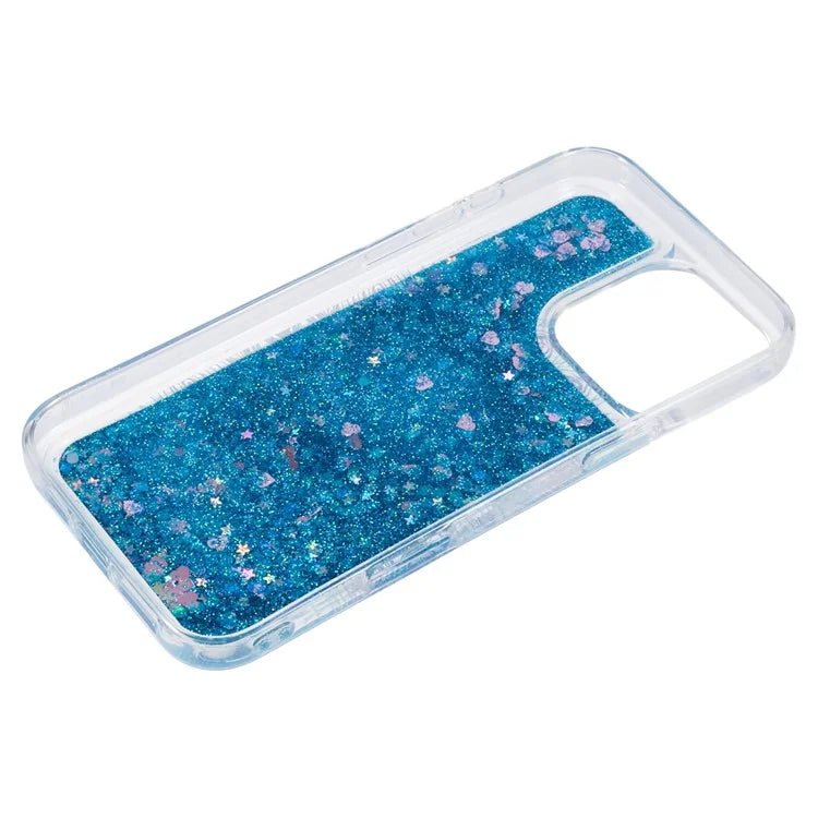 For iPhone 16 Pro Max Case Floating Quicksand Pattern Soft TPU Back Cover