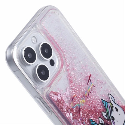 For iPhone 16 Pro Max Case Floating Quicksand Pattern Soft TPU Back Cover