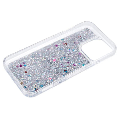 For iPhone 16 Pro Max Case Floating Quicksand Pattern Soft TPU Back Cover