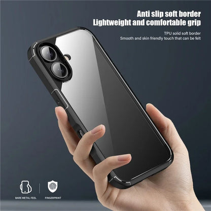 Defense Armor Series for iPhone 16 Plus Case Anti-Scratch TPU+PC Clear Back Shell