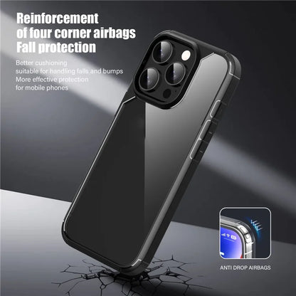 Defense Armor Series for iPhone 16 Pro Case Anti-Scratch TPU+PC Clear Back Shell