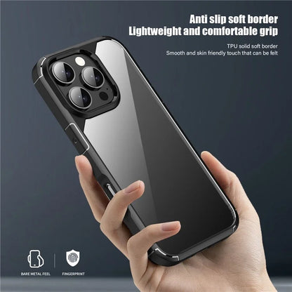 Defense Armor Series for iPhone 16 Pro Case Anti-Scratch TPU+PC Clear Back Shell