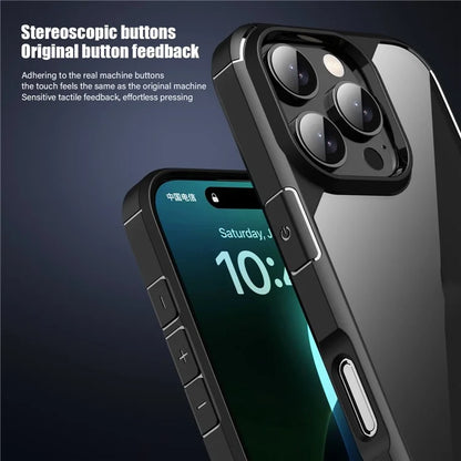 Defense Armor Series for iPhone 16 Pro Case Anti-Scratch TPU+PC Clear Back Shell