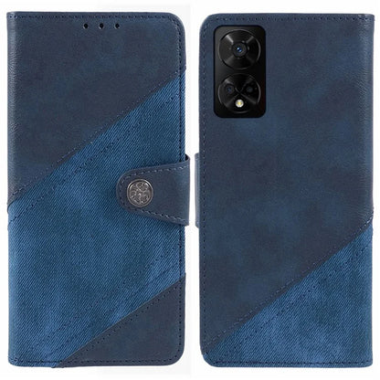 For TCL 50 5G Case Splicing Texture Leather Phone Cover Viewing Stand