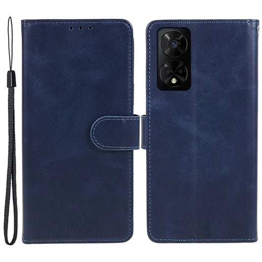For TCL 50 5G Case PU Leather Wallet Protective Phone Cover Calf Texture