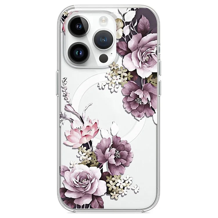 For iPhone 16 Pro Max Case TPU+PC Phone Cover Compatible with MagSafe