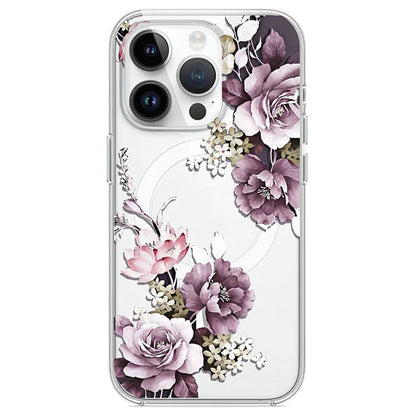 For iPhone 16 Pro Max Case TPU+PC Phone Cover Compatible with MagSafe