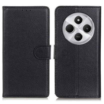 For Xiaomi Redmi 14C 4G Wallet Case PU Leather Phone Cover Litchi Texture