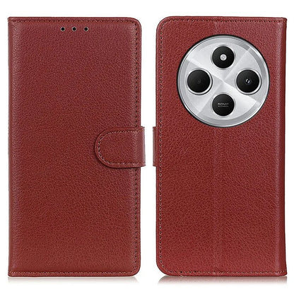 For Xiaomi Redmi 14C 4G Wallet Case PU Leather Phone Cover Litchi Texture