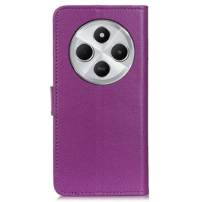 For Xiaomi Redmi 14C 4G Wallet Case PU Leather Phone Cover Litchi Texture