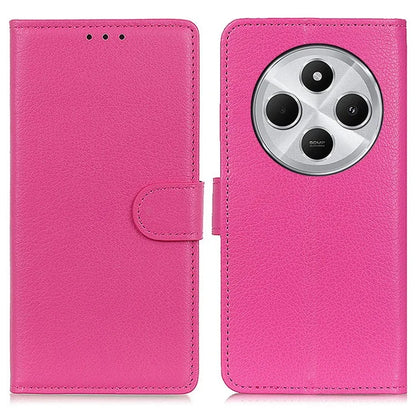 For Xiaomi Redmi 14C 4G Wallet Case PU Leather Phone Cover Litchi Texture