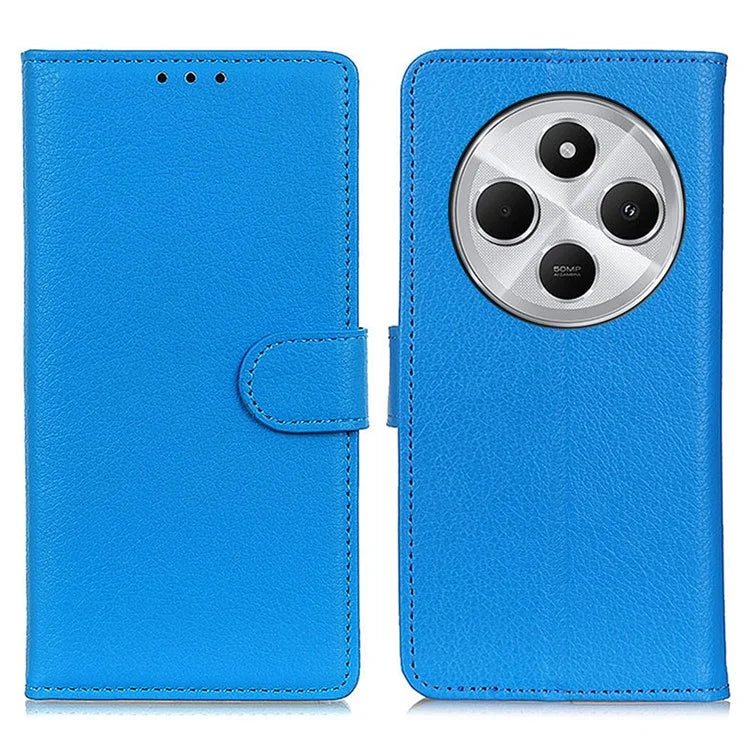 For Xiaomi Redmi 14C 4G Wallet Case PU Leather Phone Cover Litchi Texture