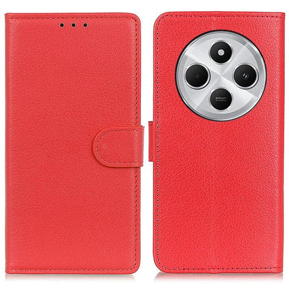 For Xiaomi Redmi 14C 4G Wallet Case PU Leather Phone Cover Litchi Texture