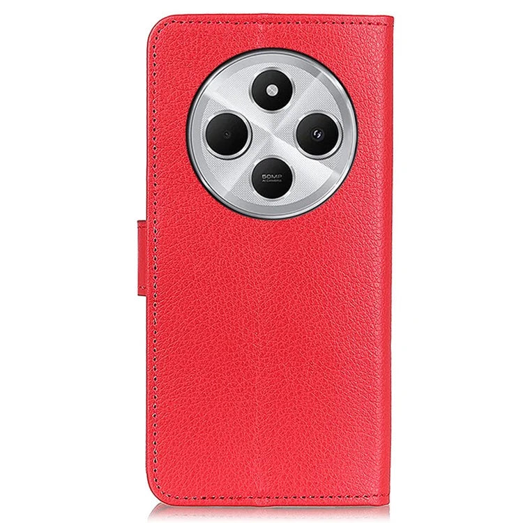 For Xiaomi Redmi 14C 4G Wallet Case PU Leather Phone Cover Litchi Texture