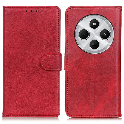 For Xiaomi Redmi 14C 4G Stand Wallet Case Cowhide Texture Leather Phone Cover