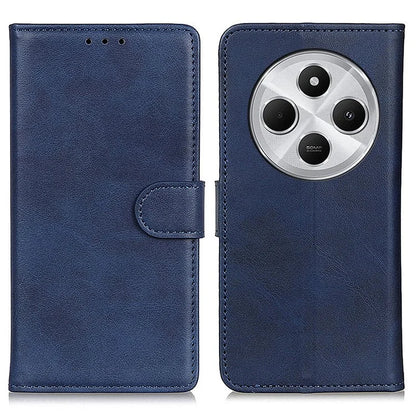 For Xiaomi Redmi 14C 4G Stand Wallet Case Cowhide Texture Leather Phone Cover