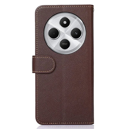 KHAZNEH For Redmi 14C 4G Case RFID Blocking Wallet PU Leather Phone Cover