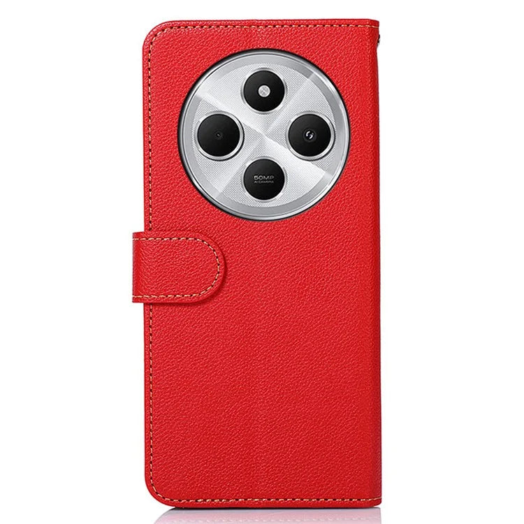 KHAZNEH For Redmi 14C 4G Case RFID Blocking Wallet PU Leather Phone Cover