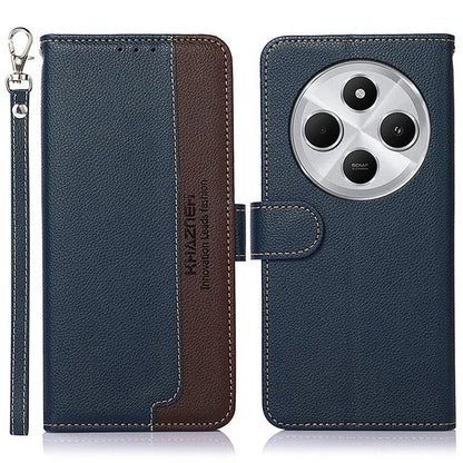 KHAZNEH For Redmi 14C 4G Case RFID Blocking Wallet PU Leather Phone Cover