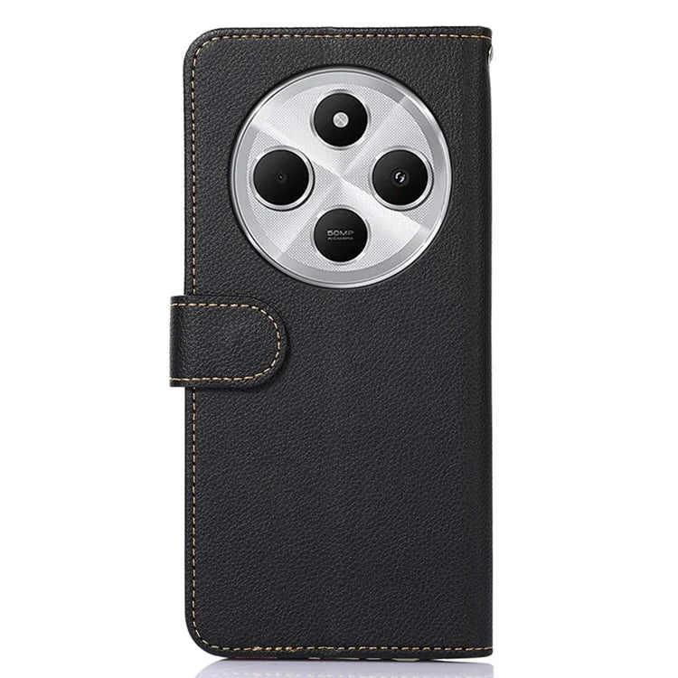 KHAZNEH For Redmi 14C 4G Case RFID Blocking Wallet PU Leather Phone Cover