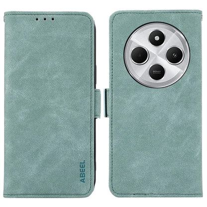 ABEEL For Xiaomi Redmi 14C 4G Case PU Leather Folio Stand View RFID Blocking Phone Cover