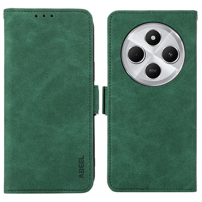 ABEEL For Xiaomi Redmi 14C 4G Case PU Leather Folio Stand View RFID Blocking Phone Cover