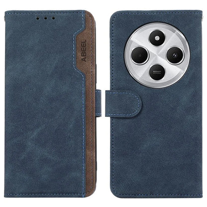 ABEEL For Xiaomi Redmi 14C 4G Case Color Splicing Leather Flip Phone Cover RFID Blocking