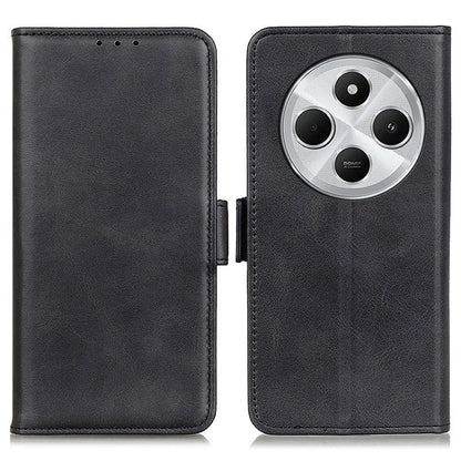 For Xiaomi Redmi 14C 4G Case Stand Cowhide Texture PU Leather Phone Cover