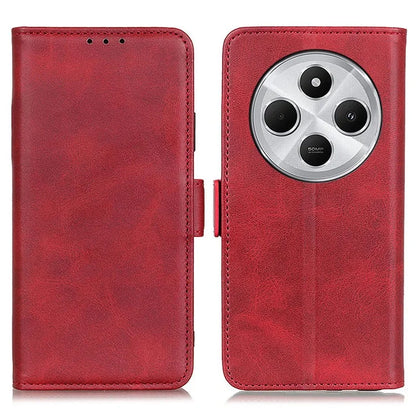 For Xiaomi Redmi 14C 4G Case Stand Cowhide Texture PU Leather Phone Cover