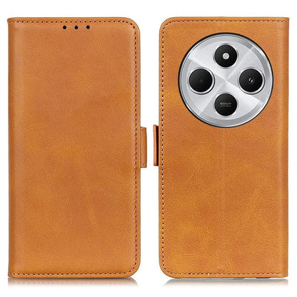 For Xiaomi Redmi 14C 4G Case Stand Cowhide Texture PU Leather Phone Cover
