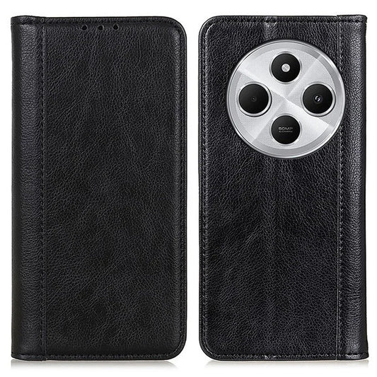 For Xiaomi Redmi 14C 4G Stand Case Split Leather Litchi Texture Wallet Phone Cover