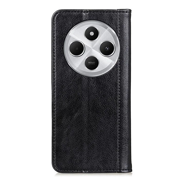 For Xiaomi Redmi 14C 4G Stand Case Split Leather Litchi Texture Wallet Phone Cover