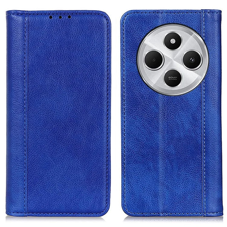 For Xiaomi Redmi 14C 4G Stand Case Split Leather Litchi Texture Wallet Phone Cover